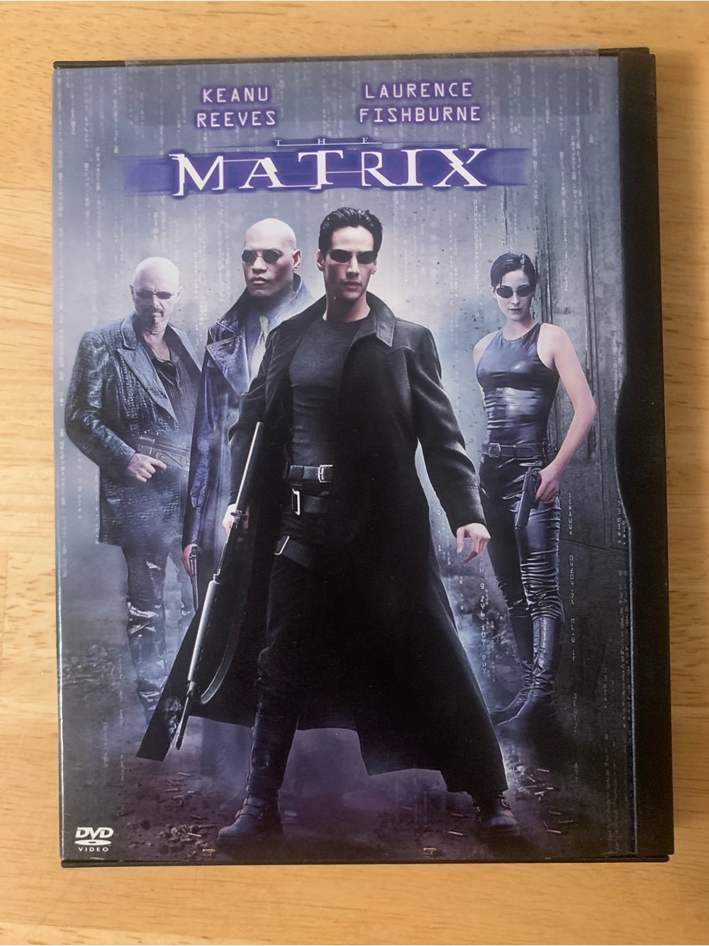 The Matrix Keanu Reeves Black Trench Coat DVD